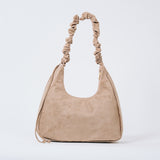 Sac épaule froncé - Grand modèle, Taupe