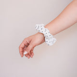 Scrunchies White Polka Dot Bundle (3er-Pack)