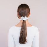 Scrunchies White Polka Dot Bundle (3er-Pack)