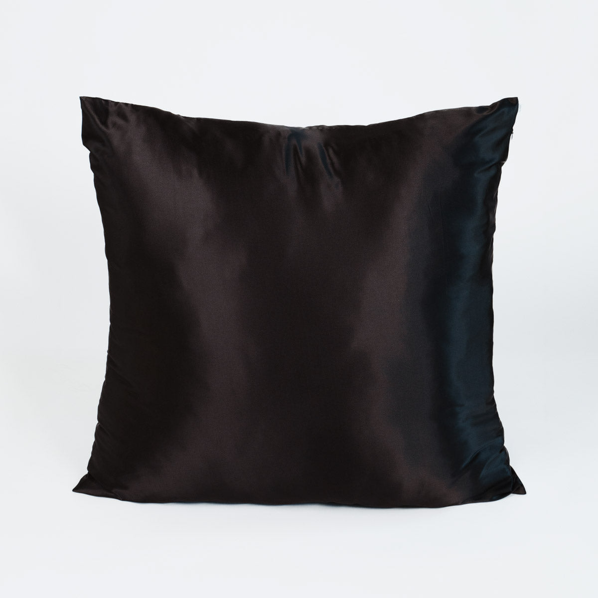 Taie d'oreiller en satin noir