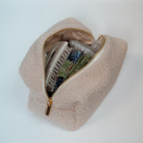 Trousse de toilette en polaire teddy