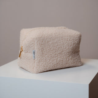 Trousse de toilette en polaire teddy