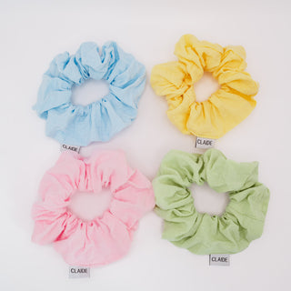 Chouchous en coton pastel (lot de 4)
