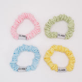 Mini chouchous en coton pastel lot (4 pièces)