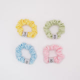 Mini-chouchous en coton pastel (lot de 4)