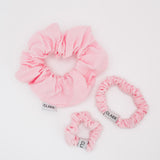 Lot de chouchous en coton rose (3 pièces)