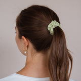 Lot de 3 chouchous en coton vert