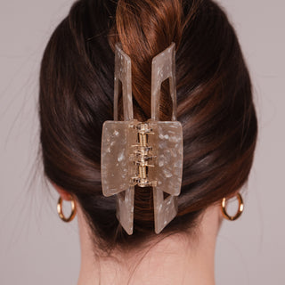 Pince à cheveux opale