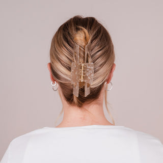 Pince à cheveux opale