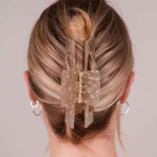 Pince à cheveux opale