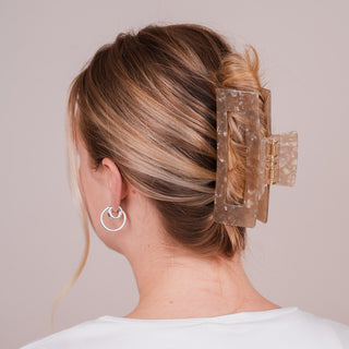 Pince à cheveux opale