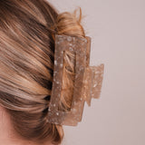 Pince à cheveux opale