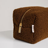 Trousse de toilette Teddy marron