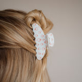 Pince à cheveux pêche
