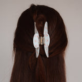 Pince à cheveux pêche