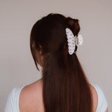 Pince à cheveux cerise