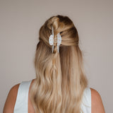 Pince à cheveux pêche
