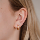 Boucles d'oreilles lierre
