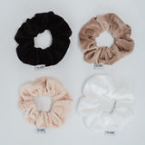 Lot de 4 chouchous basiques moelleux