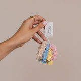 Mini chouchous lot rayures (pack de 4)