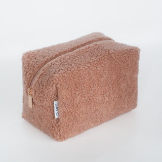 Trousse de toilette en polaire teddy