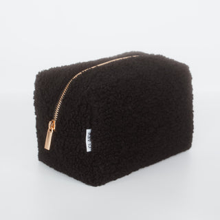 Trousse de toilette en polaire teddy