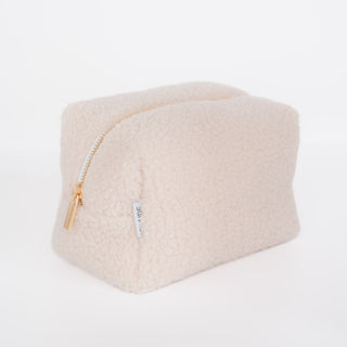 Trousse de toilette en polaire teddy